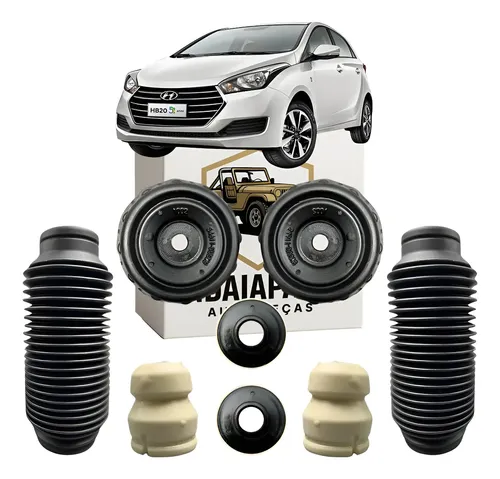 Kit Coxim Batente Amortecedor Dianteiro Hb20 2012/2024