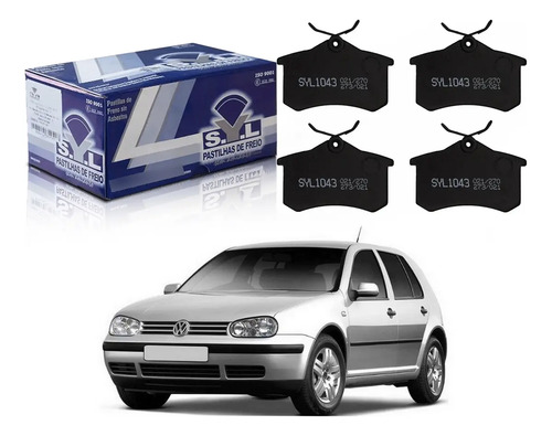 Pastilha Freio Traseiro Golf 2.0 2001