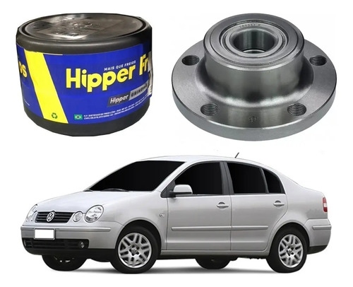 Cubo De Roda Traseiro Polo 1.6 2.0 Sem Abs 2008 A 2011