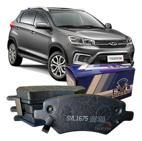 Pastilha Freio Dianteiro Original Chery Tiggo 2 1.5 2021