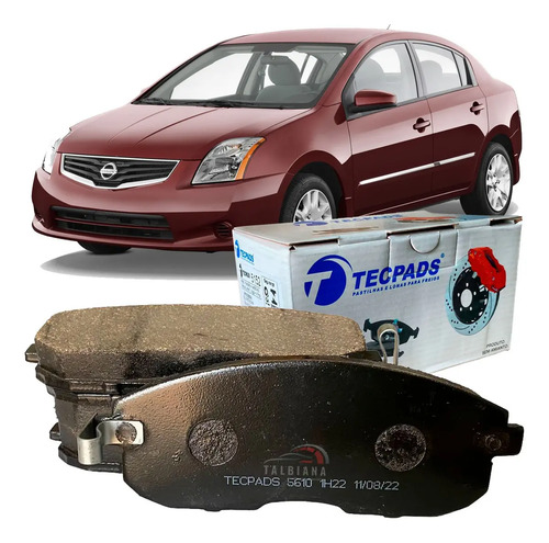 Pastilha Freio Dianteira Syl Sentra 1.8 2000 A 2006