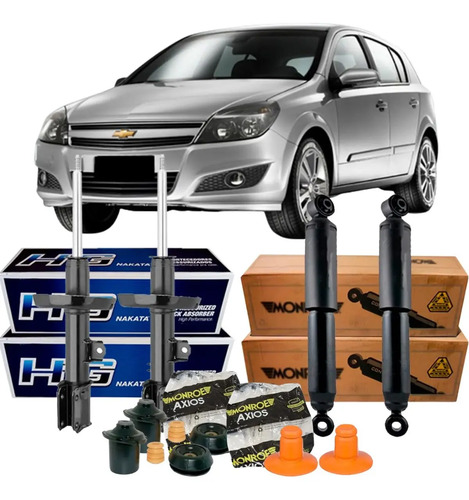 Kit Amortecedor Dianteiro Traseiro Vectra 2.0 2006 A 2008