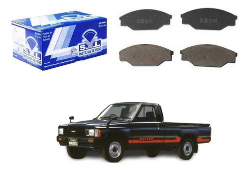 Pastilha Freio Dianteira Syl Toyota Hilux 4x2 2.8 1993