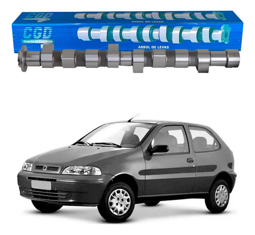 Eixo Comando Cgd Siena 1.0 Gasolina 2002 A 2004