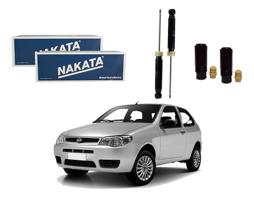 Kit Amortecedor Traseiro Nakata, Fiat Palio 1.0 2010