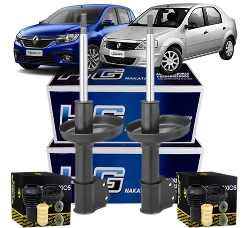 Kit Amortecedor Dianteiro, Renault Logan 1.0 2012