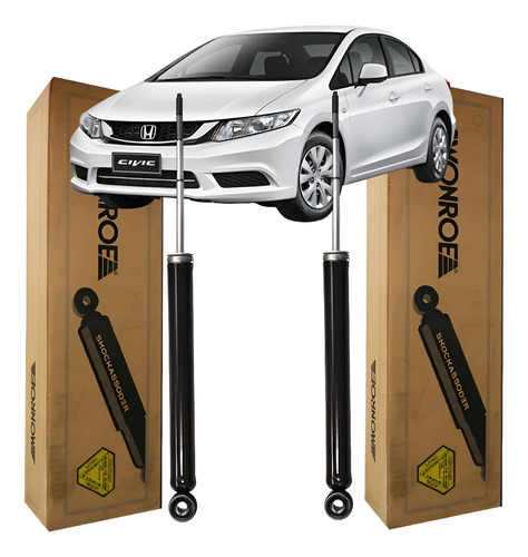 Par Amortecedor Traseiro Honda Civic 2.0 2015