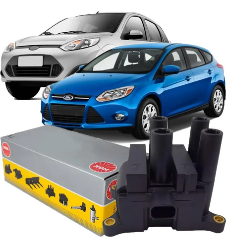 Bobina De Ignição Ngk Ford Ecosport Fiesta Ka 2008 À 2014