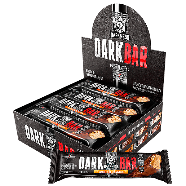 Barra de Proteína Dark Bar - Peanut Butter - 8 unidades