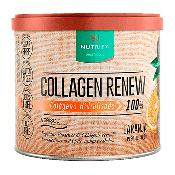 Collagen renew | Colágeno Hidrolisado em pó | Laranja