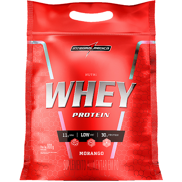 Nutri Whey Protein - Morango - Pouch 900g