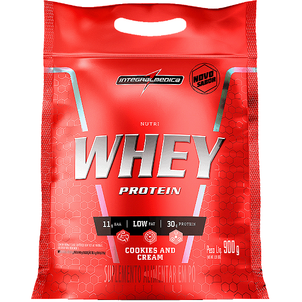 Nutri Whey Protein - Cookies And Cream - Pouch 900g