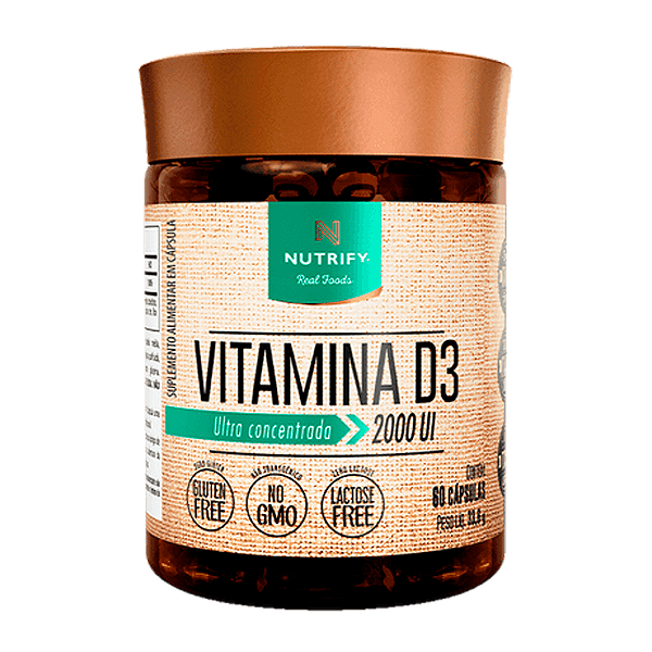 Vitamina D3 - 60 Cápsulas