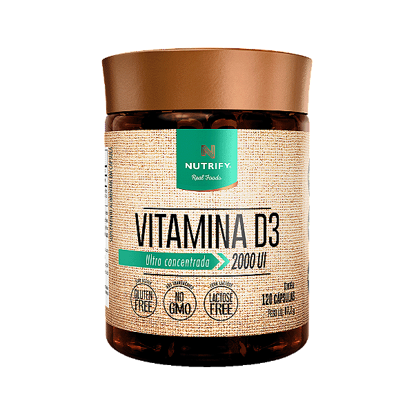 Vitamina D3 - 120 Cápsulas