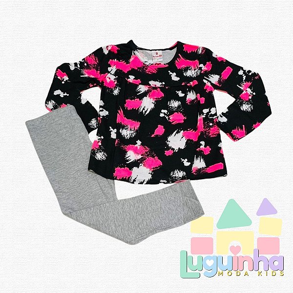 Conjunto blusa e calça legging