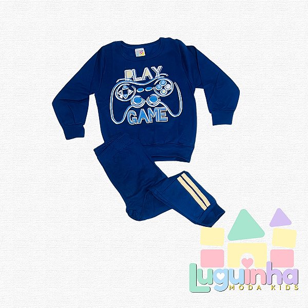 Conjunto Moletom Play Game