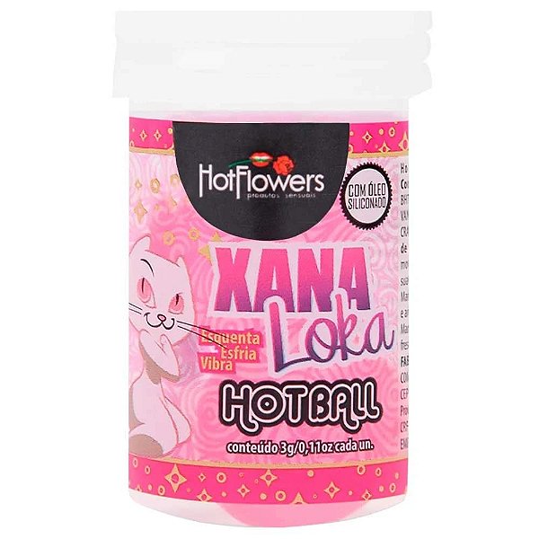 Hot Ball Bolinha Xana Loka Dupla 3g - Hot Flowers