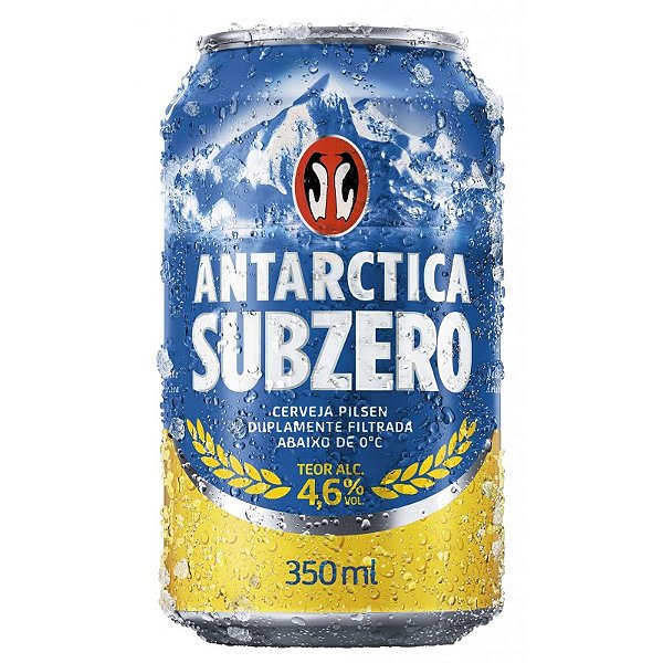 Cerveja Antarctica Subzero Lata 350ml