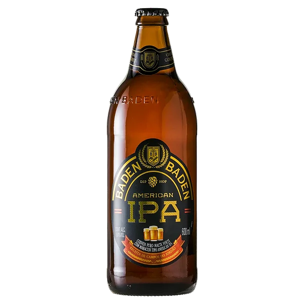Cerveja American IPA Puro Malte Baden Baden Garrafa 600ml