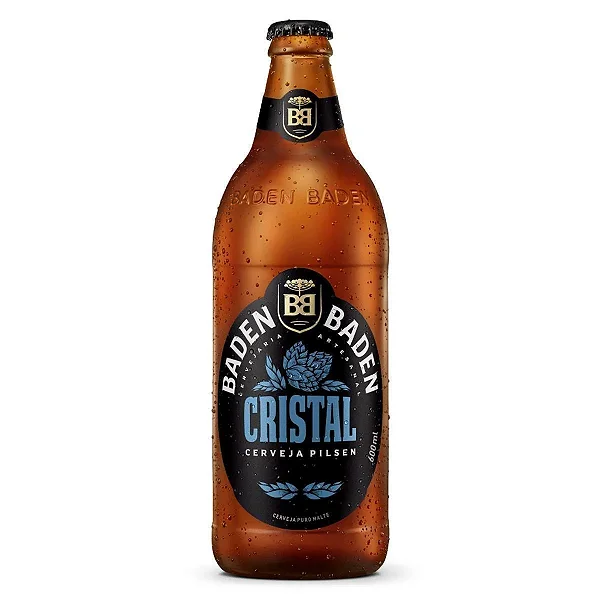 Cerveja Pilsen Puro Malte Cristal Baden Baden Garrafa 600ml