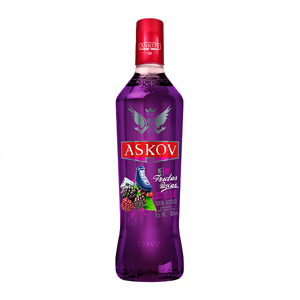 Vodka Askov ReMix Frutas Roxas 900ml