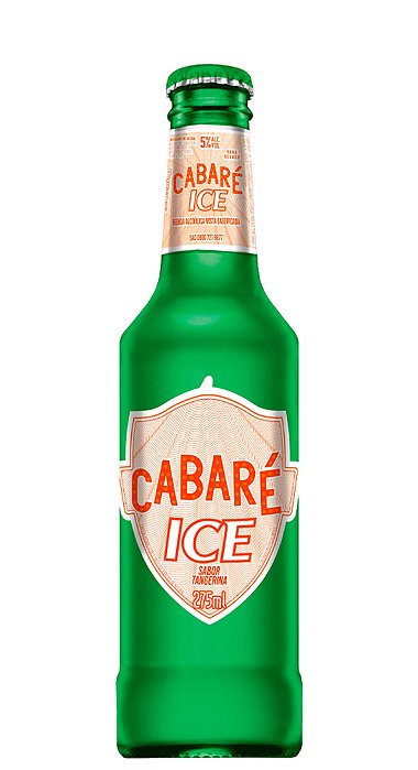 Bebida Mista Alcoólica Gaseificada Tangerina Cabaré Ice Garrafa 275ml