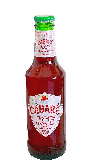 Bebida Mista Alcoólica Gaseificada Ice Cabaré Frutas Vermelhas 275ml