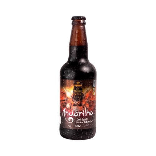Cerveja Andarilha Old Spirit Oatmeal Stout Cervejaria Campinas 500ml