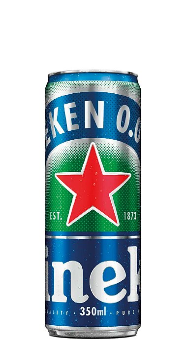 Cerveja Heineken 0,0% Álcool Lata 350ml