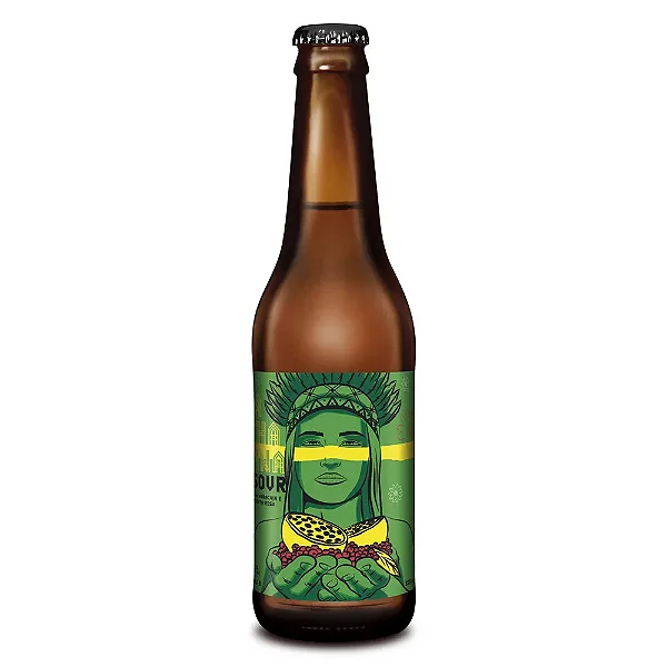 Cerveja Dama Bier Sour Fruit Maracujá Pimenta Rosa 355ml