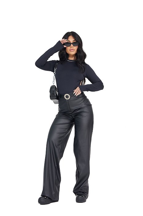 CALÇA DE COURO ECO