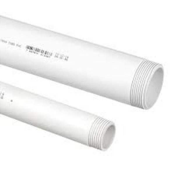 Tubo PVC Rosca Branco 3/4" - 6 metros