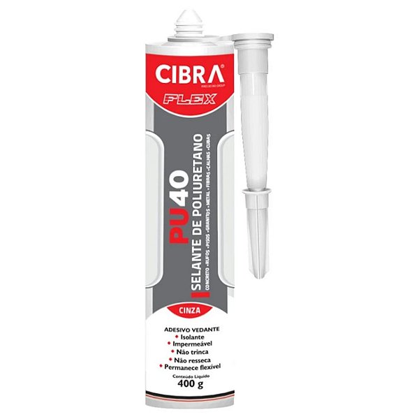 Selante PU40 400g Cinza Cibraflex
