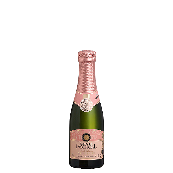 Mini Espumante Monte Paschoal Brut Rosé 187ml