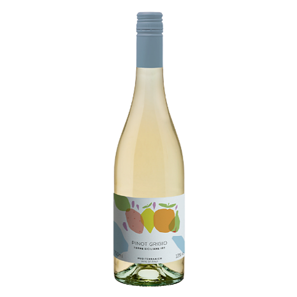 Vinho Branco Mediterranico Pinot Grigio IGT Terre Siciliane