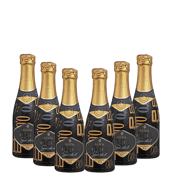 Kit Mini Espumante Monte Paschoal Zero Álcool