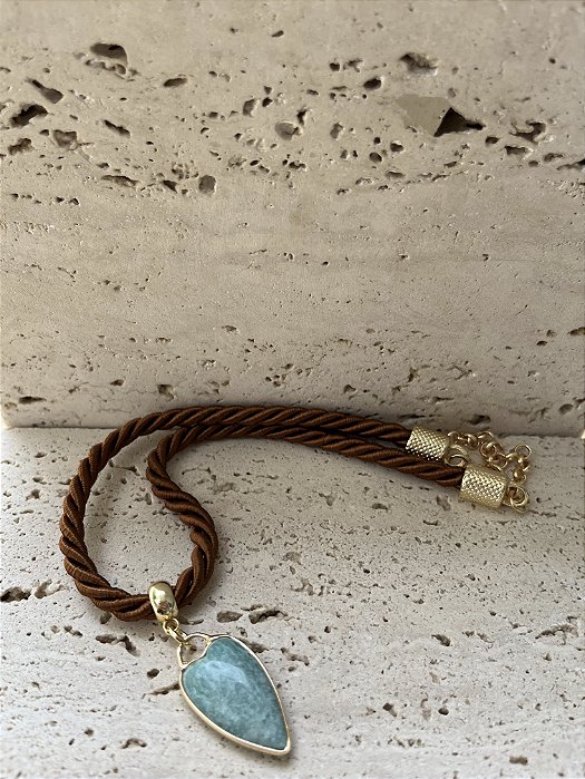 Colar pingente - turquesa