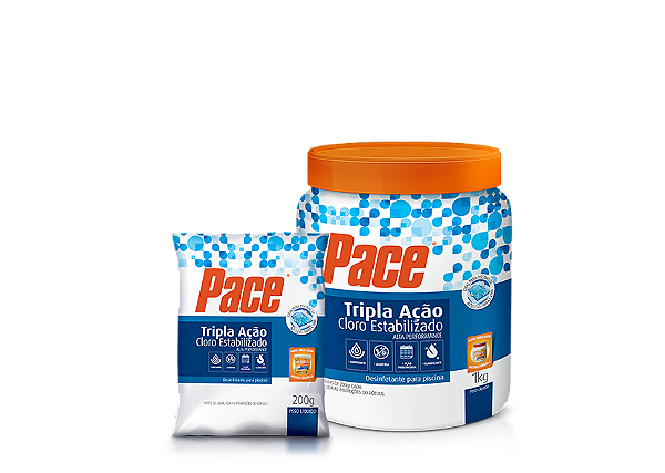 Cloro Pastilha Pace Tripla Ação 200g HTH