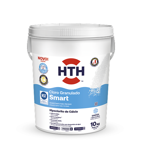 HTH Cloro Granulado Smart 10kg para Piscinas