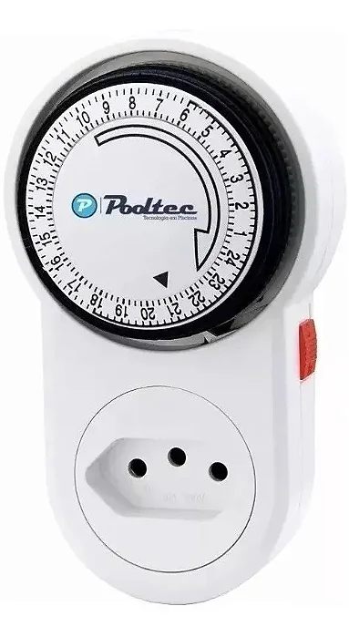 Timer de Tomada Analógico Pooltec Controle Fácil