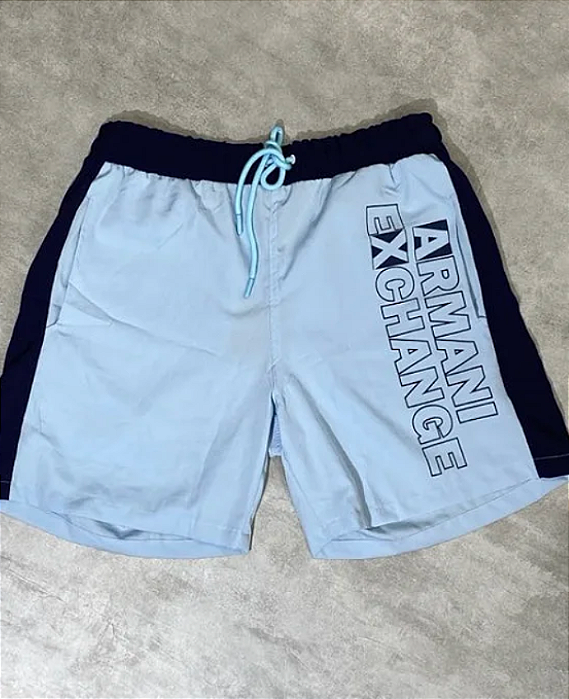 Bermuda Armani - Exchange Azul Bebê BG007