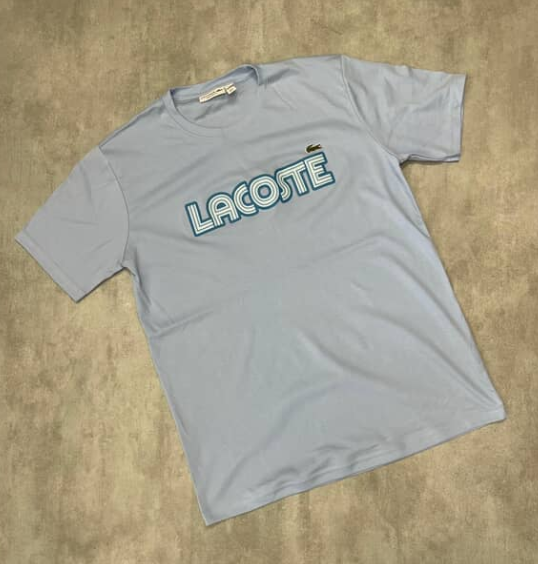 Camiseta Peruana Lacoste Azul Bebê - CP084
