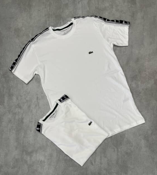 Camiseta Peruana Lacoste Branca - CP082