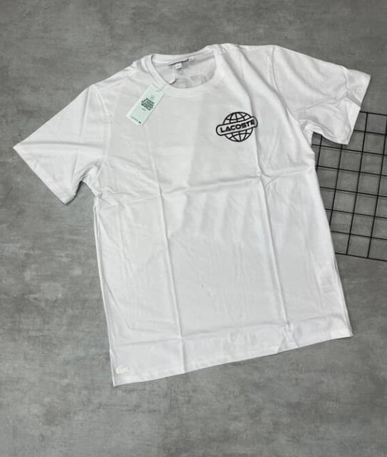 Camiseta Peruana Lacoste Branco - CP096