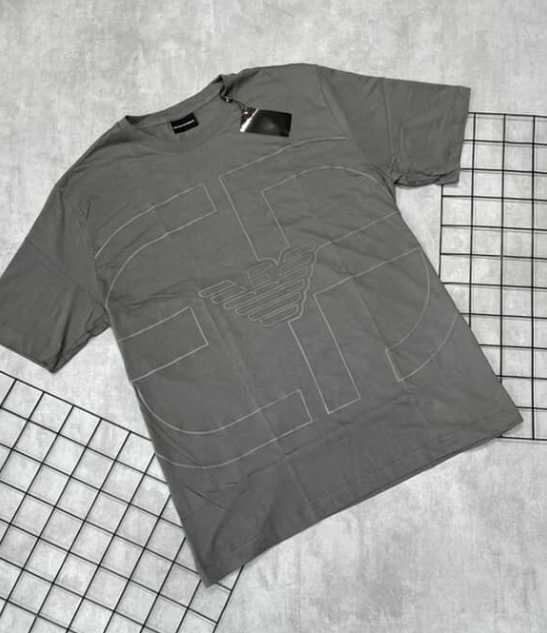 Camiseta Peruana Armani Cinza - CP108