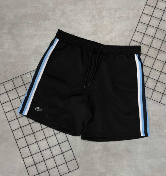 Bermuda Lacoste Preto | Azul | Branco - BG048