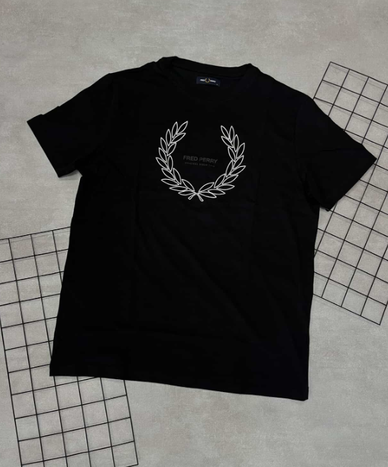 Camiseta Fred Perry Preto - CP106