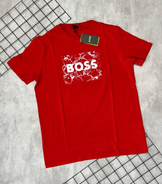 Camiseta Peruana Hugo Boss Vermelho - CP124