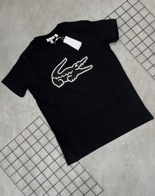 Camiseta Peruana Lacoste Preto - CP130