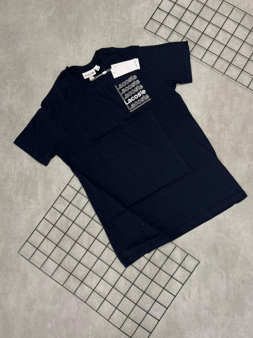 Camiseta Peruana Lacoste Azul Marinho - CP138